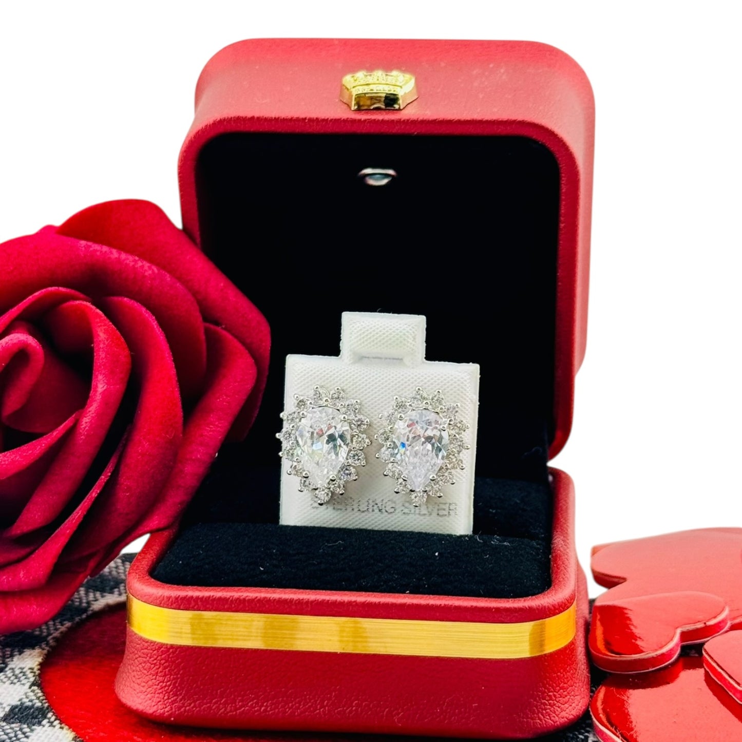 Aretes Gota Clásica Plata 925