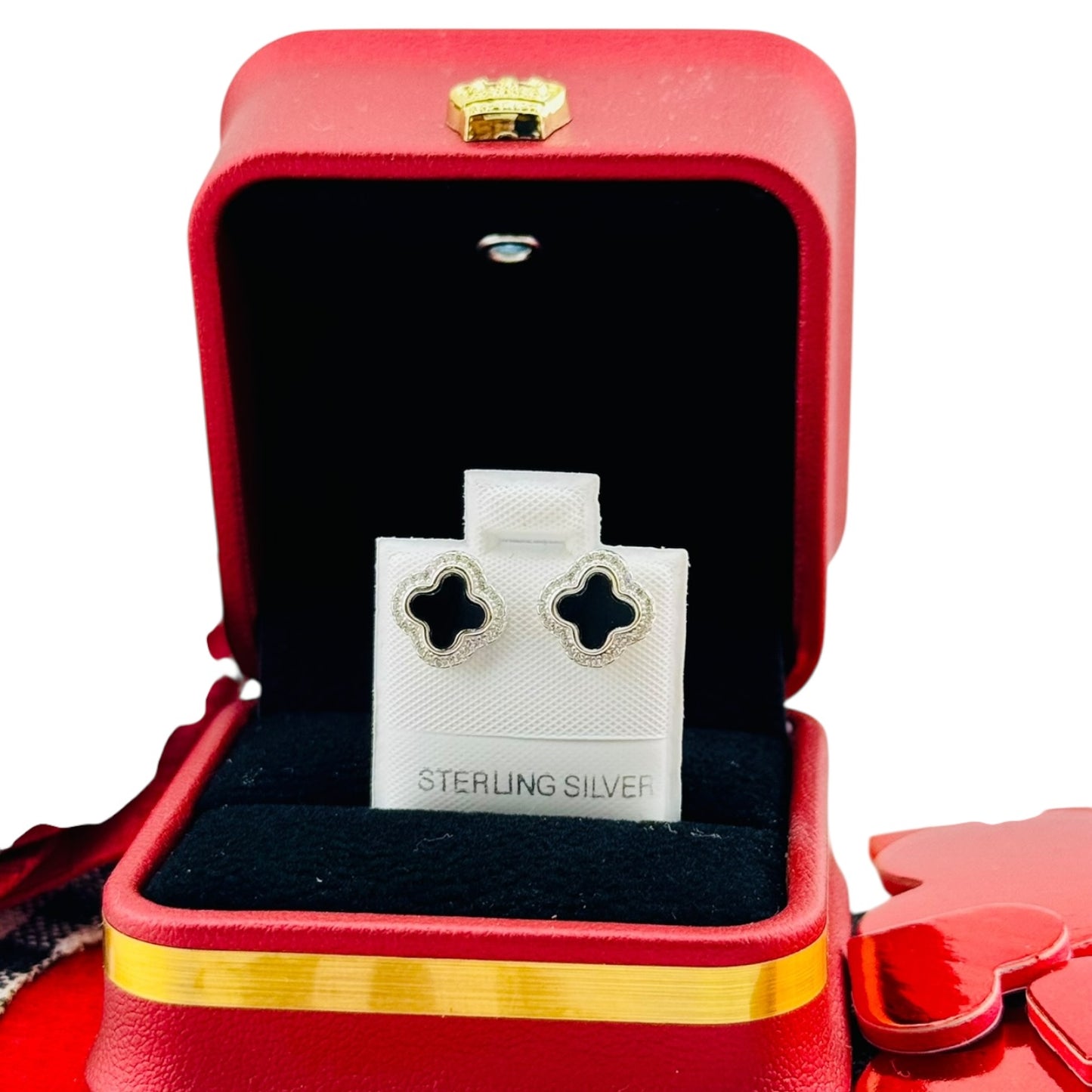 Aretes Trébol Pavé