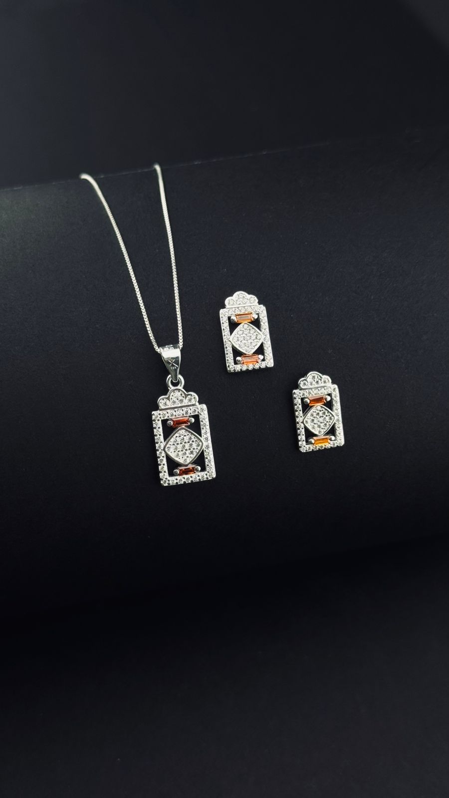 Set Elegancia Imperial en Plata 925 Italiana