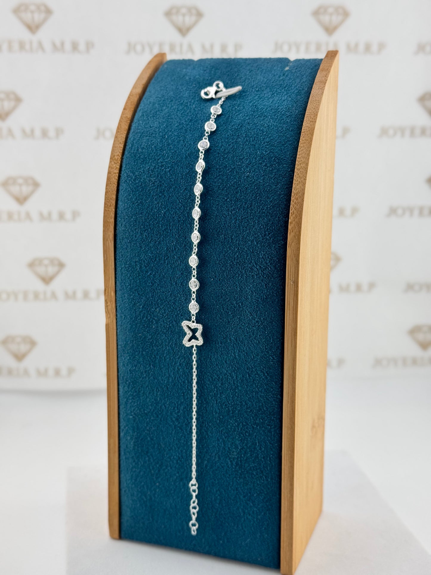 Pulsera Mariposa Brillante – Plata 925
