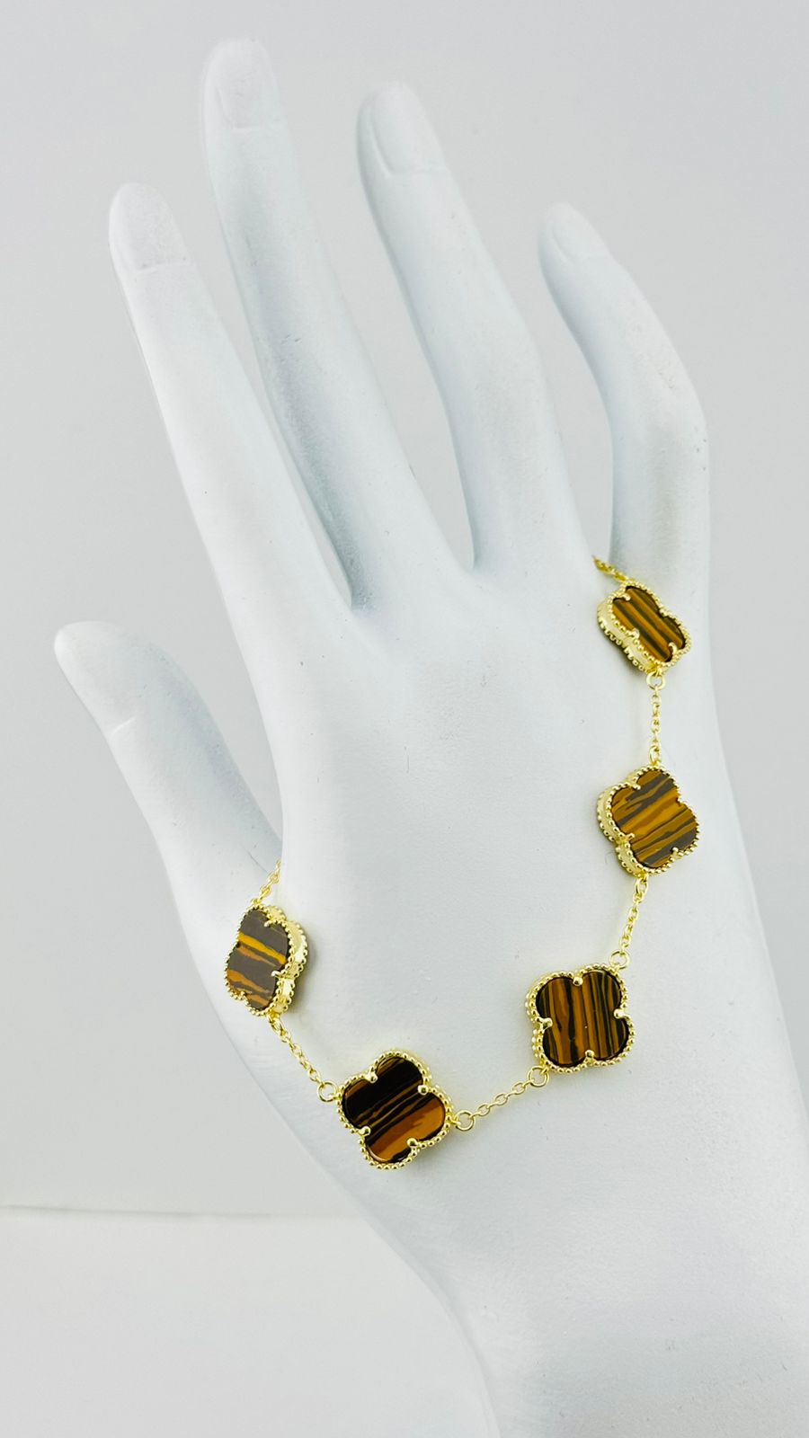 Pulsera Tréboles Ojo de Tigre