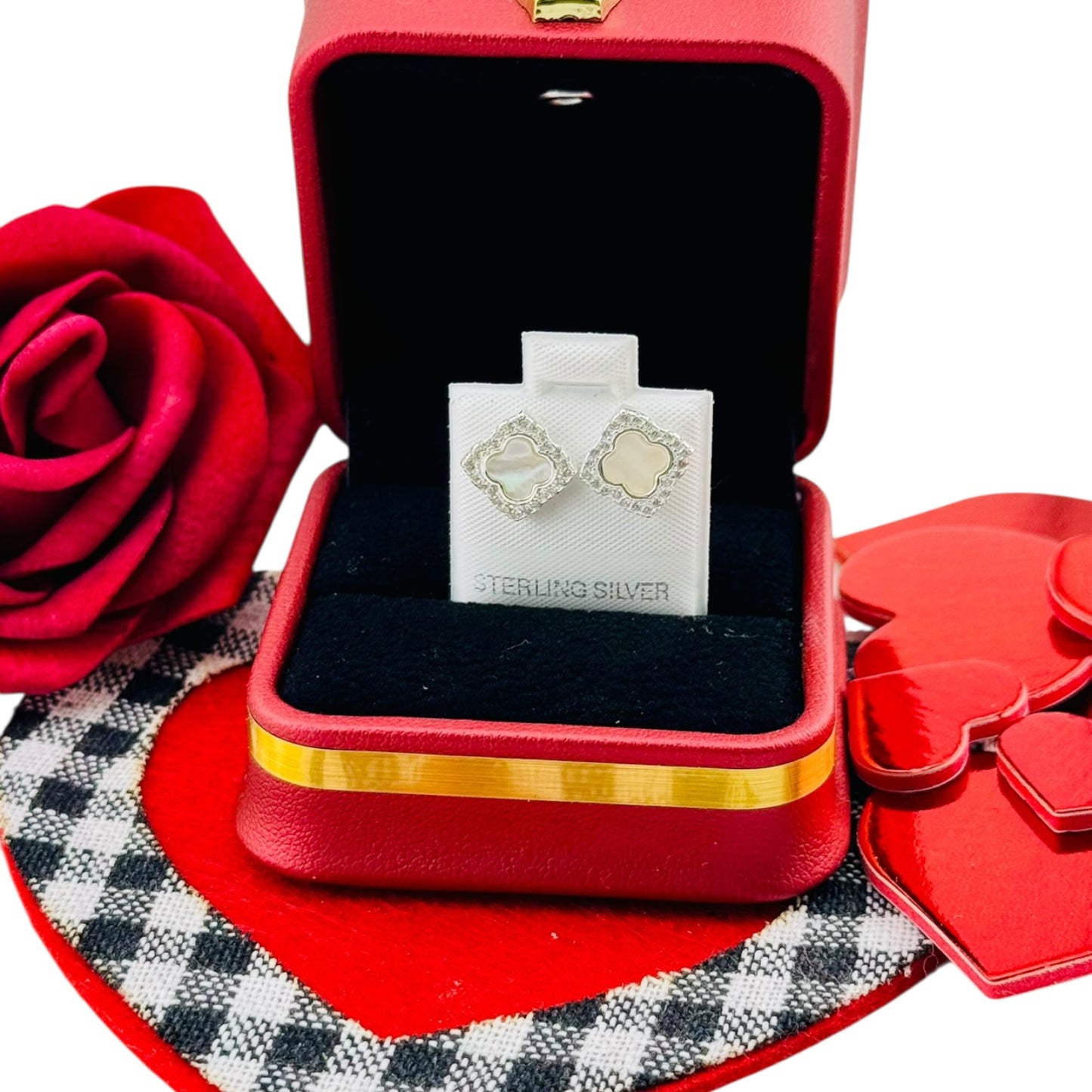 Aretes Trébol Icono Plata 925
