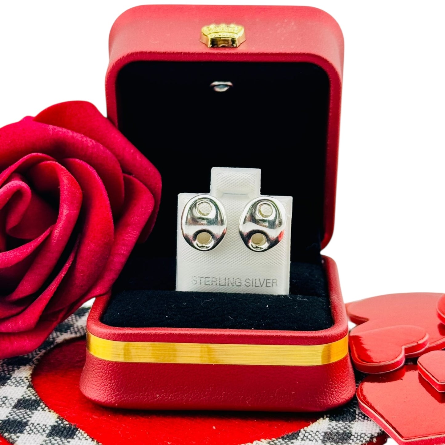 Aretes Oval Estilo Gucci Plata 925