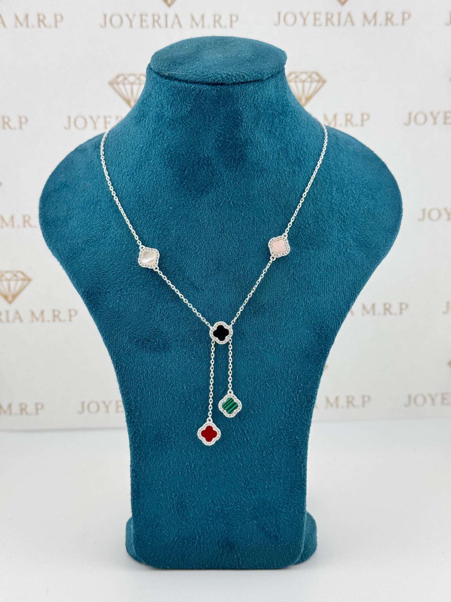 Gargantilla Clover Élégance – Plata 925