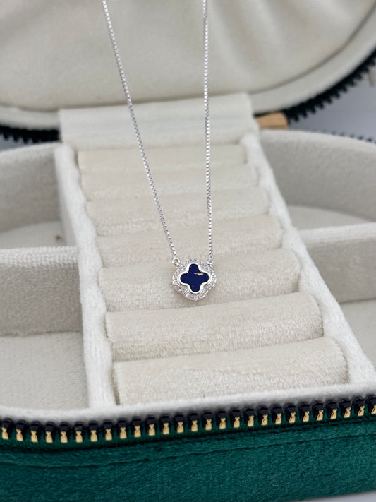 Gargantilla Clover Lumière – Plata 925