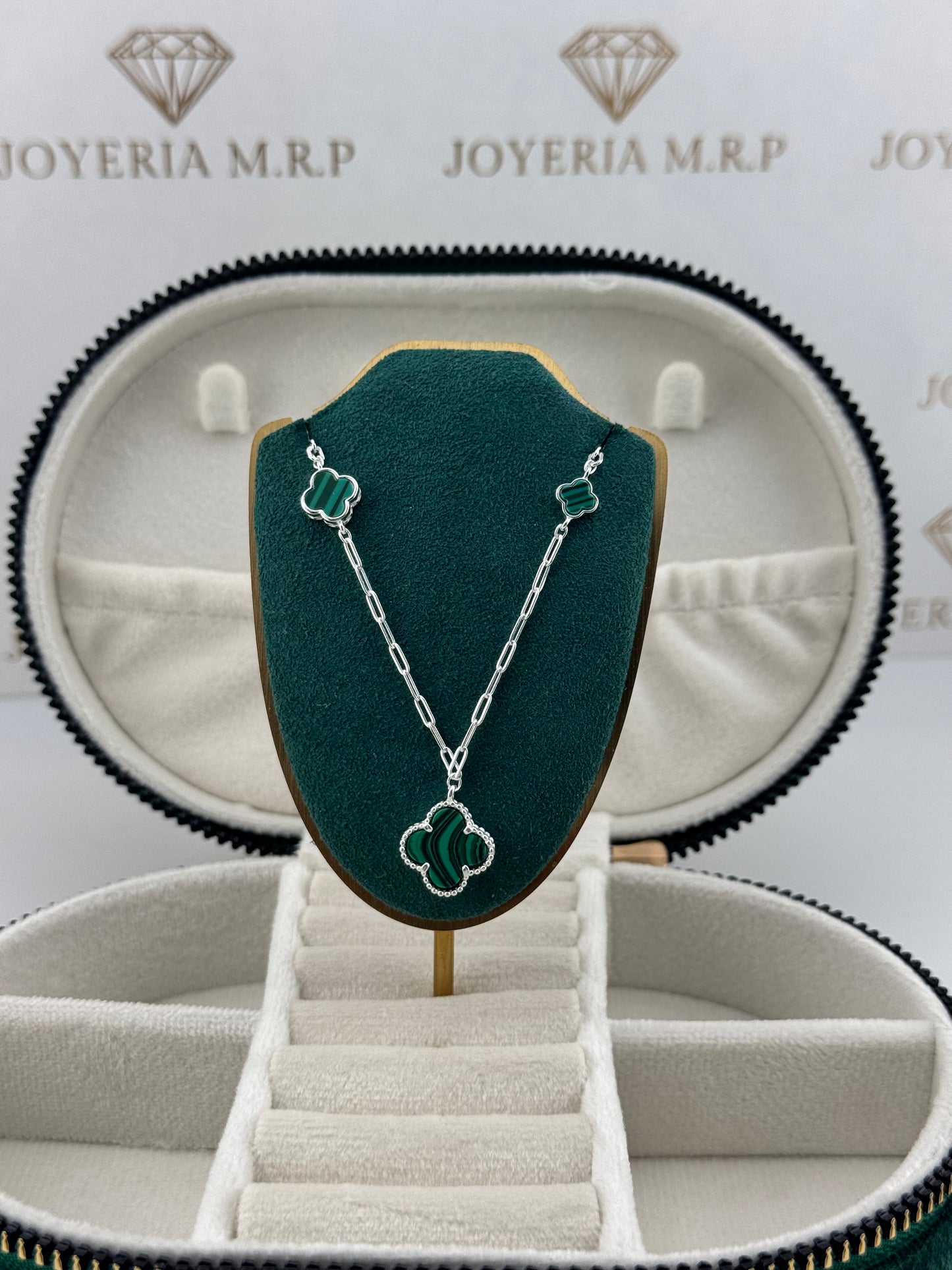 Gargantilla Trébol Élite – Plata 925