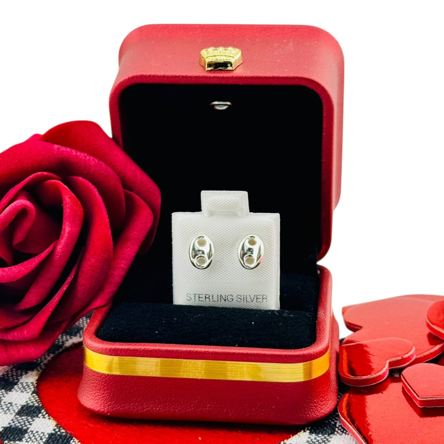 Aretes Mini Estilo Gucci Plata 925