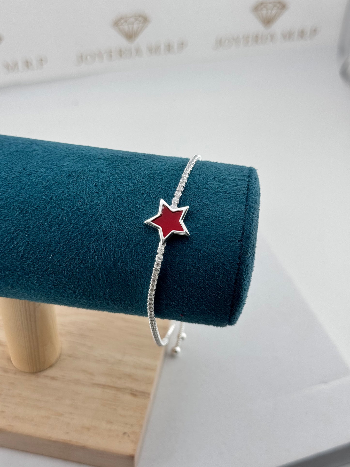 Pulsera Estrella Celeste Ajustable – Plata 925
