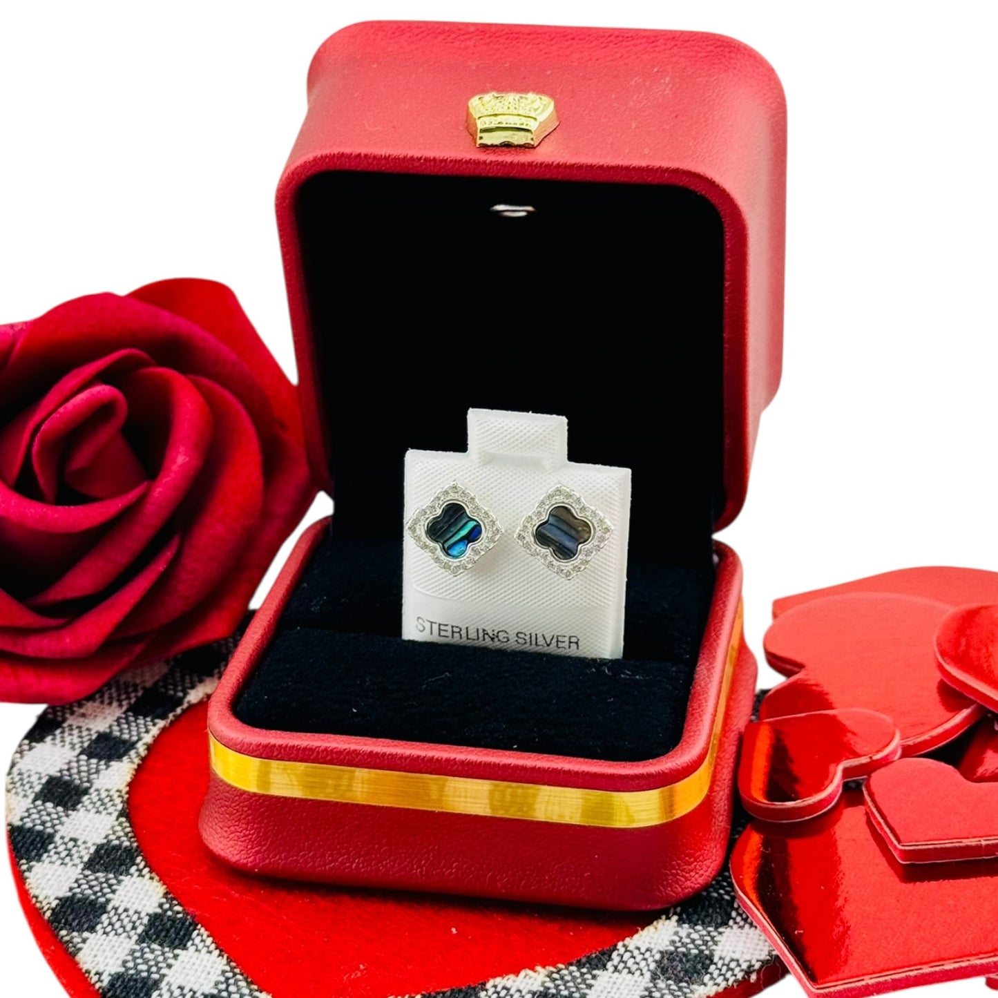 Aretes Trébol Icono Plata 925