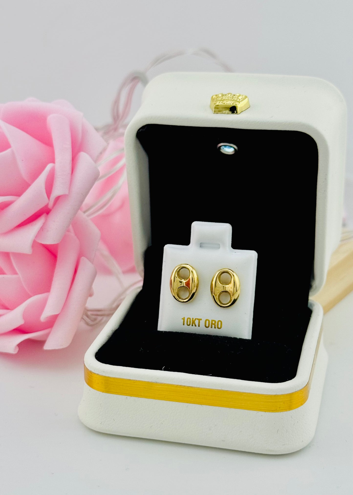 Aretes Estilo Gucci Oro 10K Stud