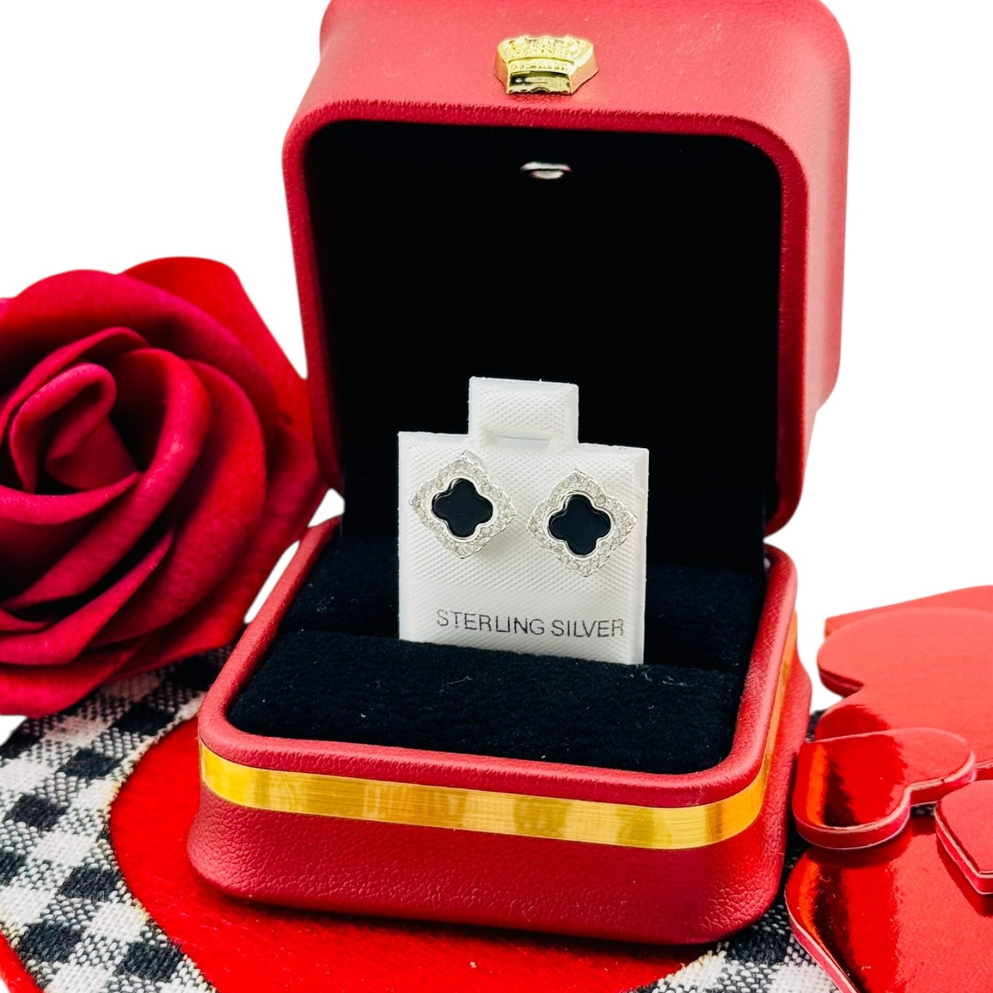 Aretes Trébol Icono Plata 925