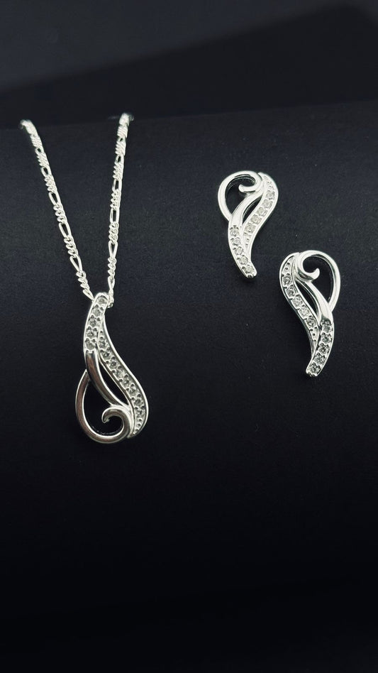 Set Elegancia Serena – Plata 925 Italiana