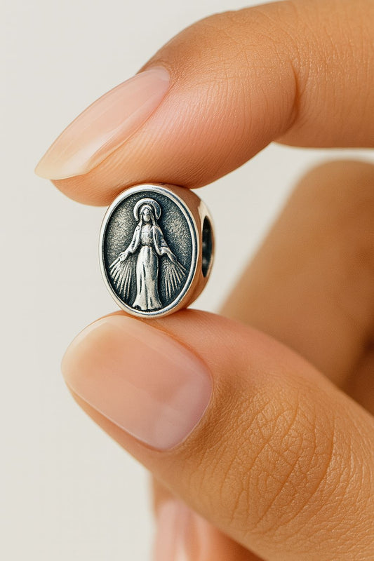 Charm "Medalla Milagrosa" en Plata 925
