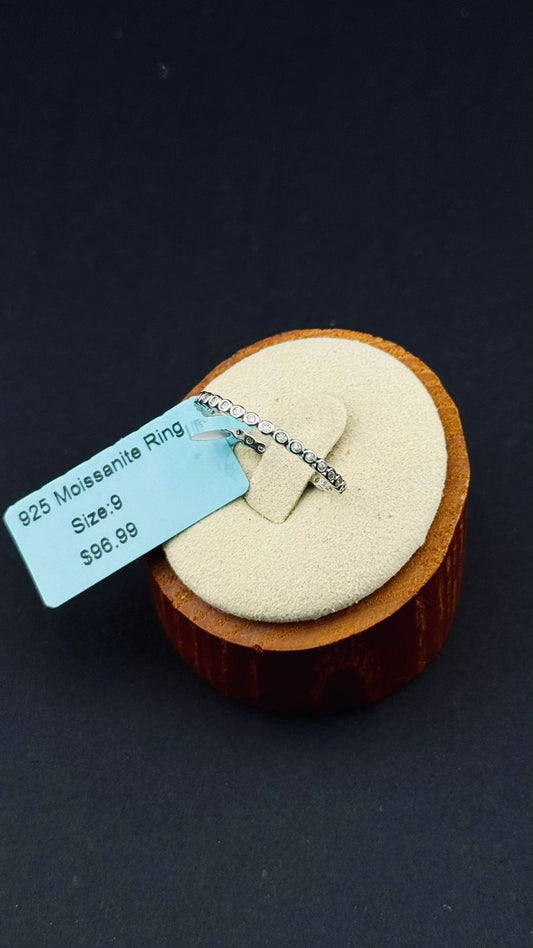 Churumbela "Delicada Eternidad de Moissanita" en Plata 925