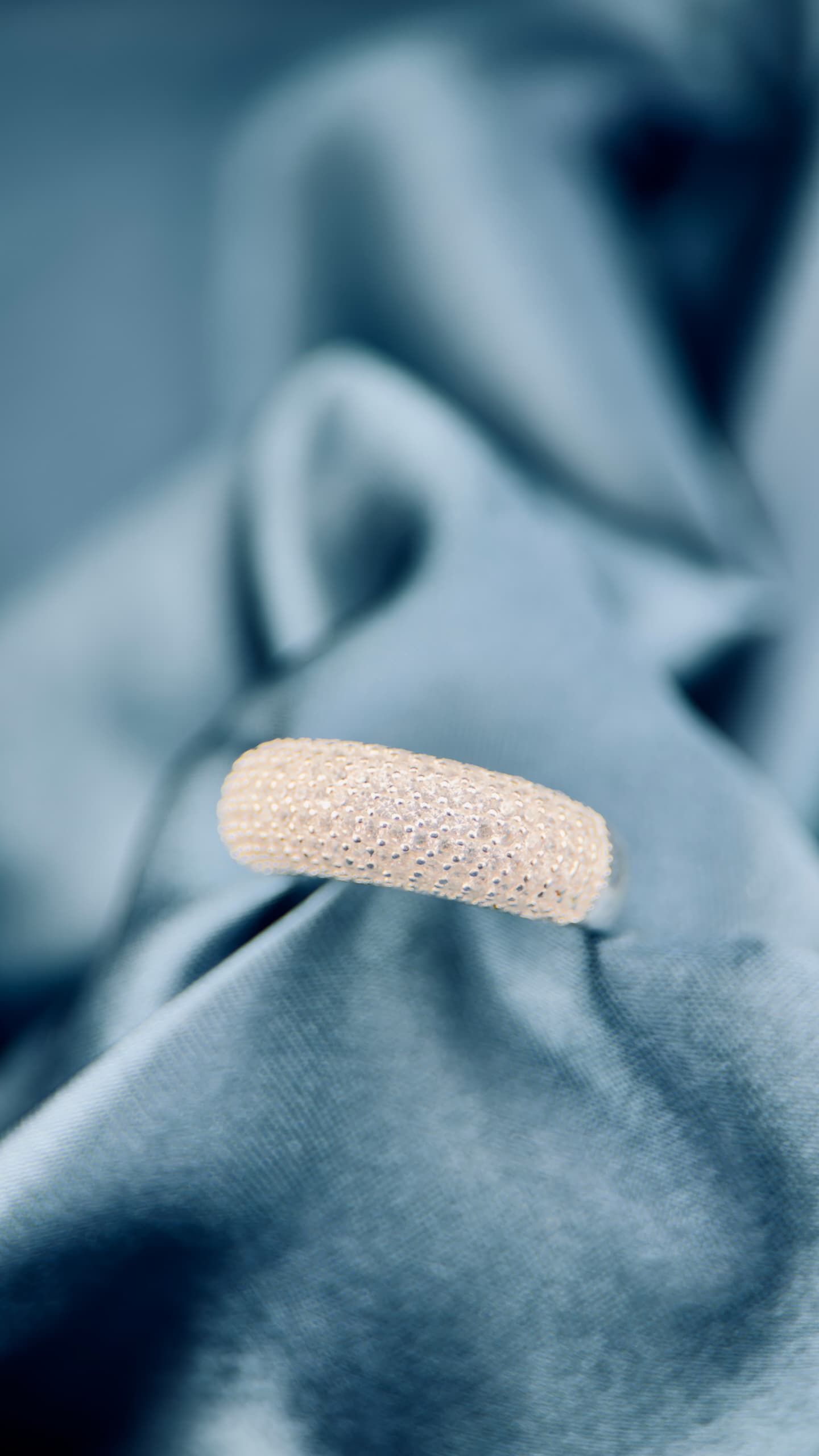 Anillo clásico pavé en plata italiana 925
