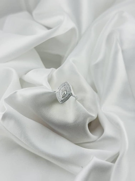 Anillo ojo místico en plata italiana 925 con circonias