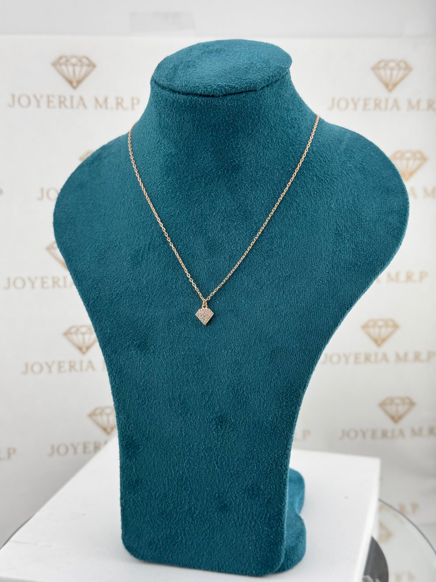 Gargantilla Diamante Mini – Plata 925