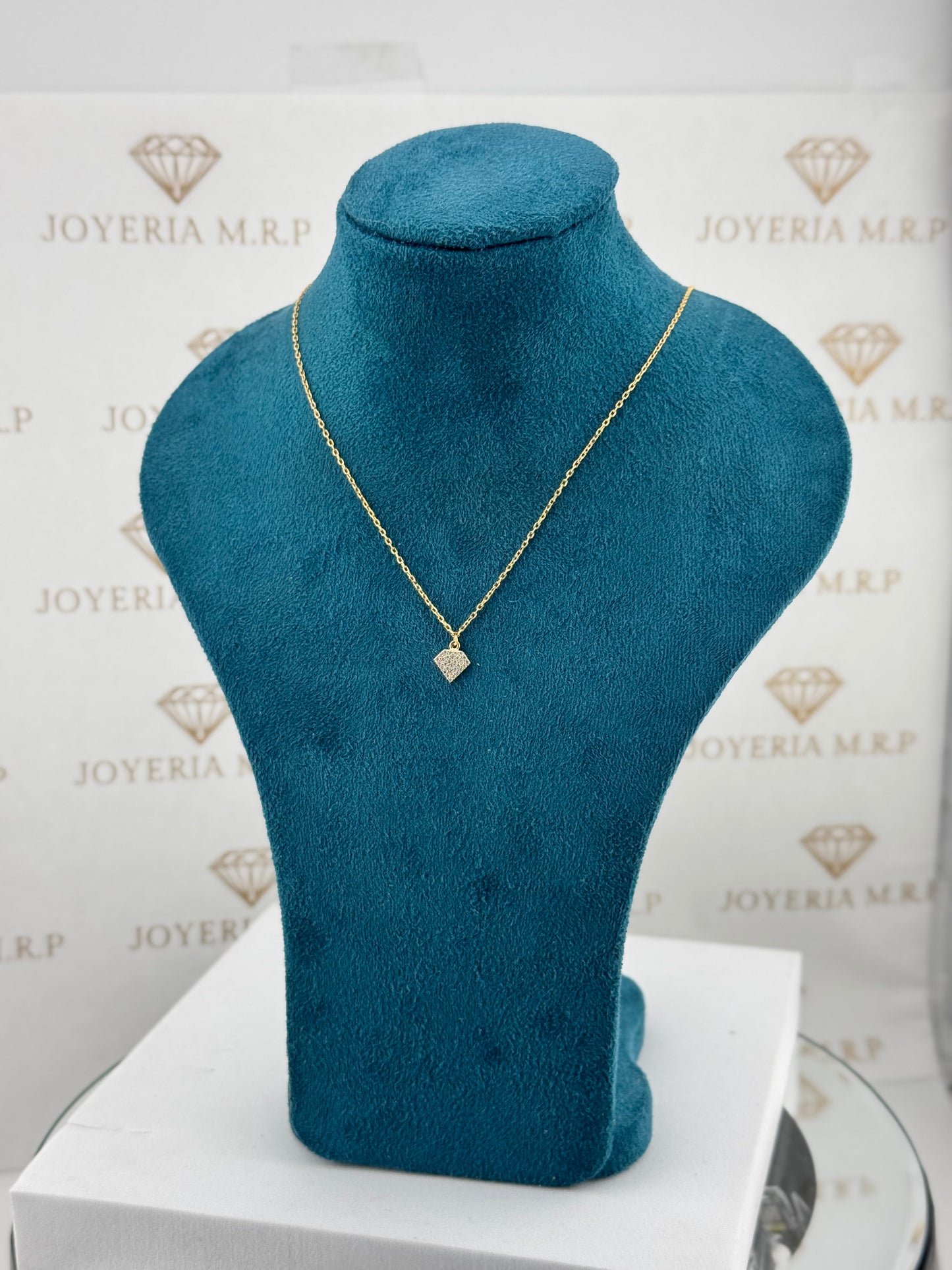 Gargantilla Diamante Mini – Plata 925