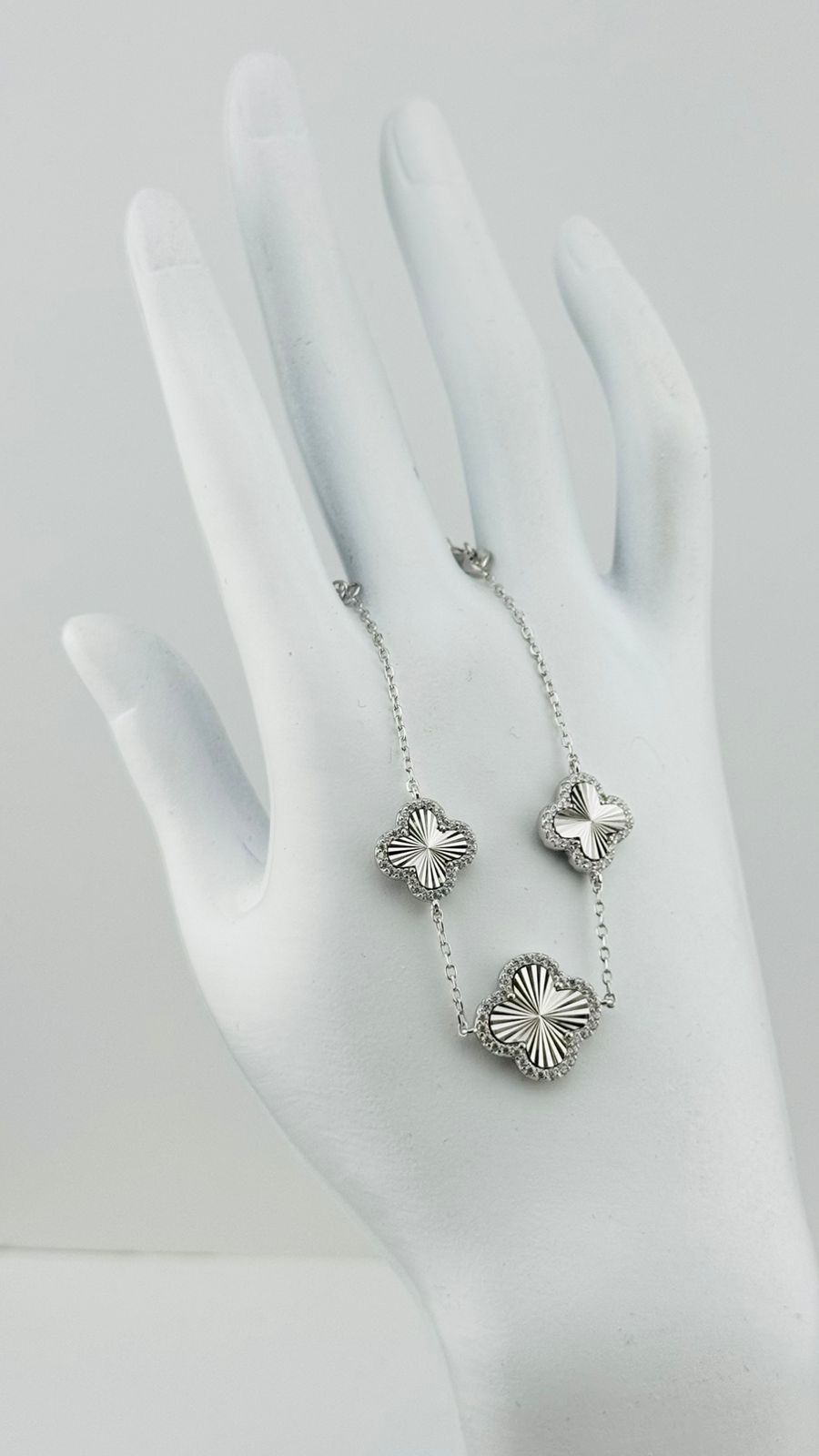 Pulsera Doble Brillo Tréboles