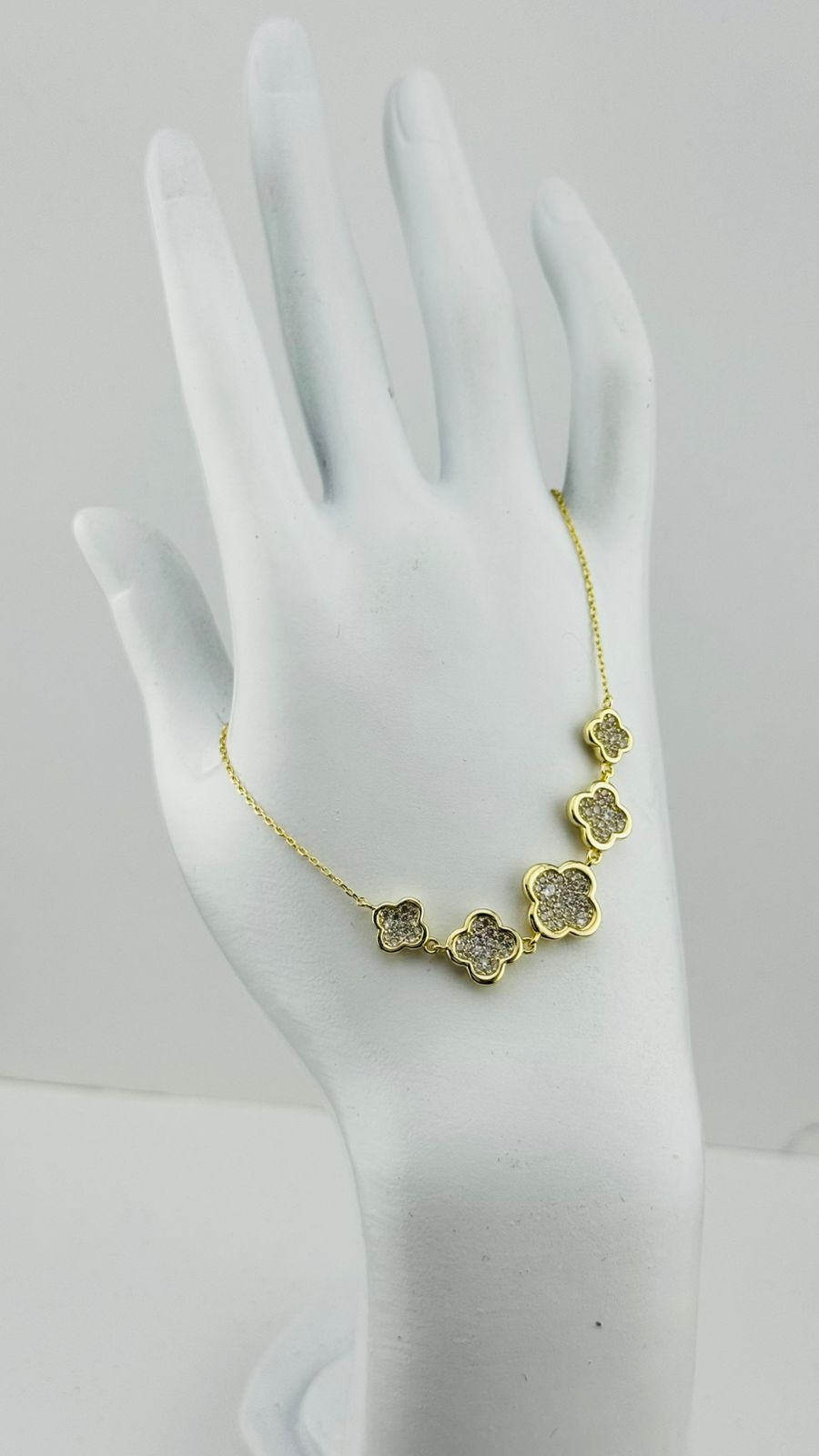 Pulsera Glamour Tréboles Full Zirconia