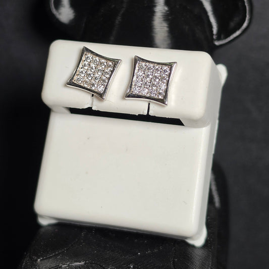 Aretes Urban Ice 0.50 CTW con Moissanita VVS en Plata 925