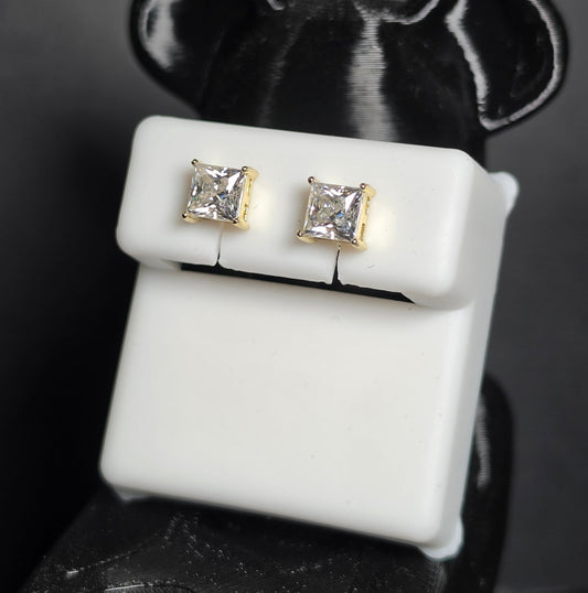 Aretes Élite 1.60 CTW con Moissanita VVS en Plata 925